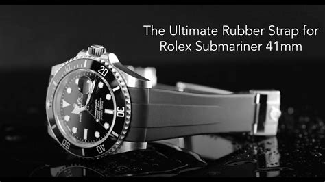 rubberb straps rolex
